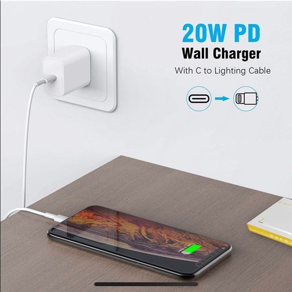 Apple Type Charger Compatible with iPhone13/13 Pro Max/12/12 Pro/11/XS/XR/X,iPad - Picture 6 of 7